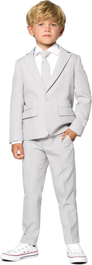 Groovy Grey Two-Piece Suit with Tie | Nordstrom