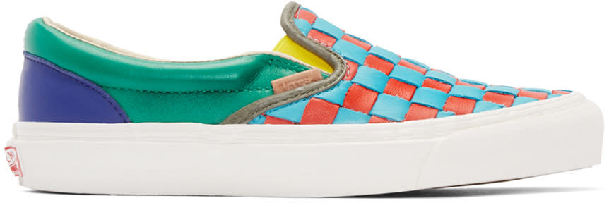 Vans Multicolor 50th Og Classic Slip-on Lx Sneakers | SSENSE