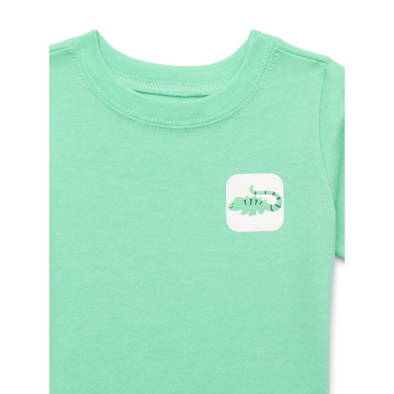 Garanimals Baby Boy Graphic T-Shirt with Short Sleeves, Sizes 0M-24M | Walmart (US)