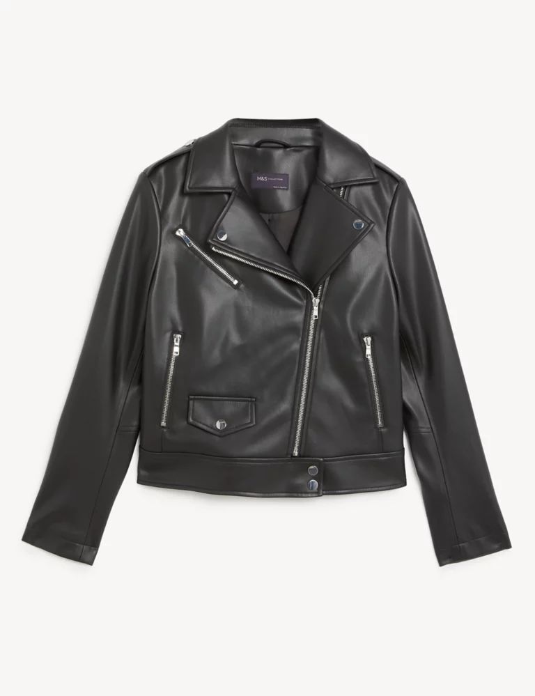 Faux Leather Biker Jacket | Marks & Spencer (UK)