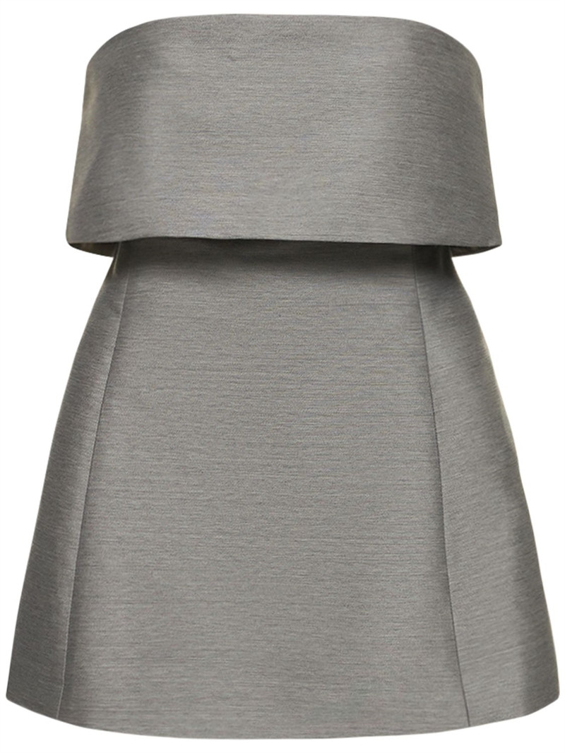 Fold-over wool blend evening top - Toteme - Women | Luisaviaroma | Luisaviaroma