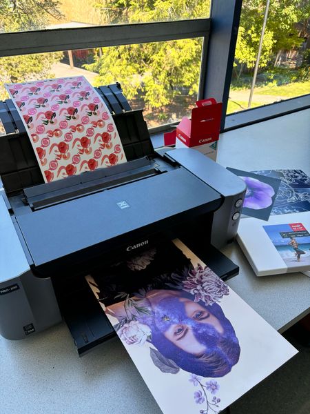 This has been the best printer! The borderless printing is a game changer. I also like to print on satin finish paper for a beautiful surface 