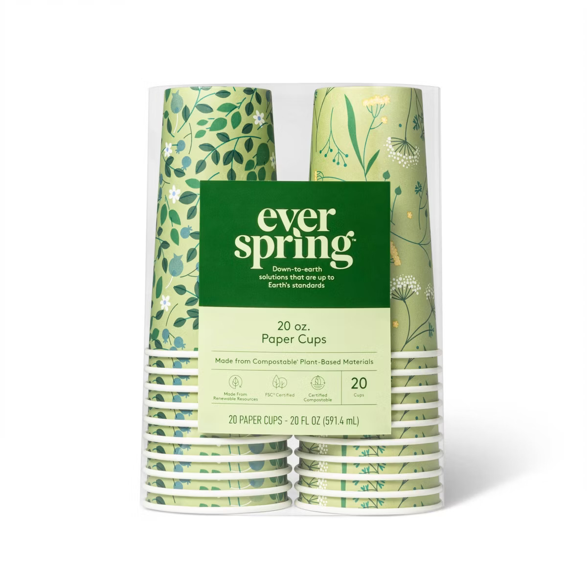 Disposable Cold Cups - 20ct - Everspring™ | Target