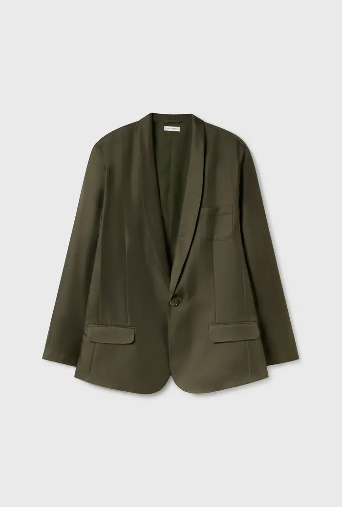 SILK LAUNDRY TWILL MIAMI BLAZER PINE | Nordstrom | Nordstrom
