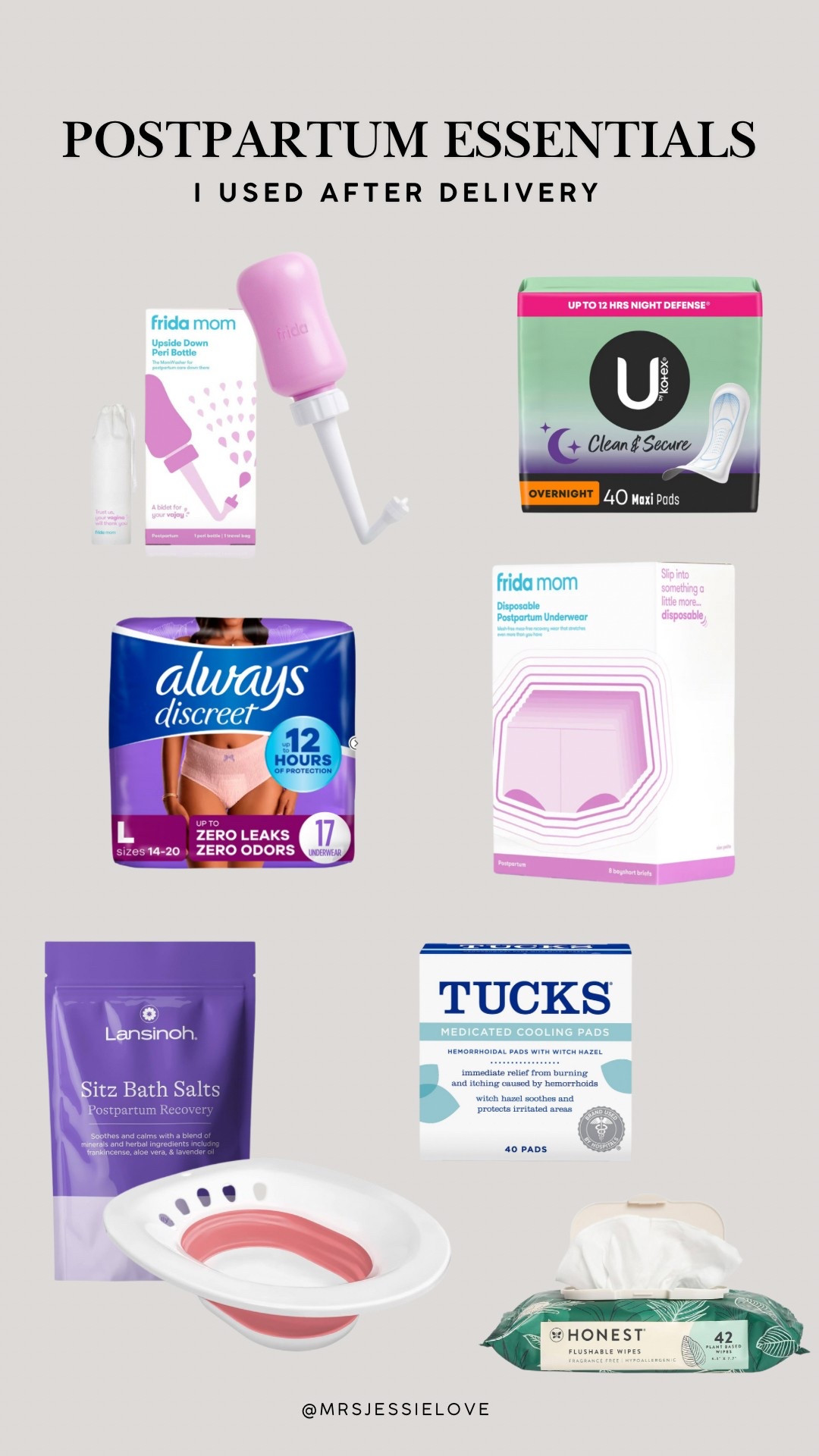 Postpartum care essentials for mom 

#LTKFamily #LTKBump #LTKBaby