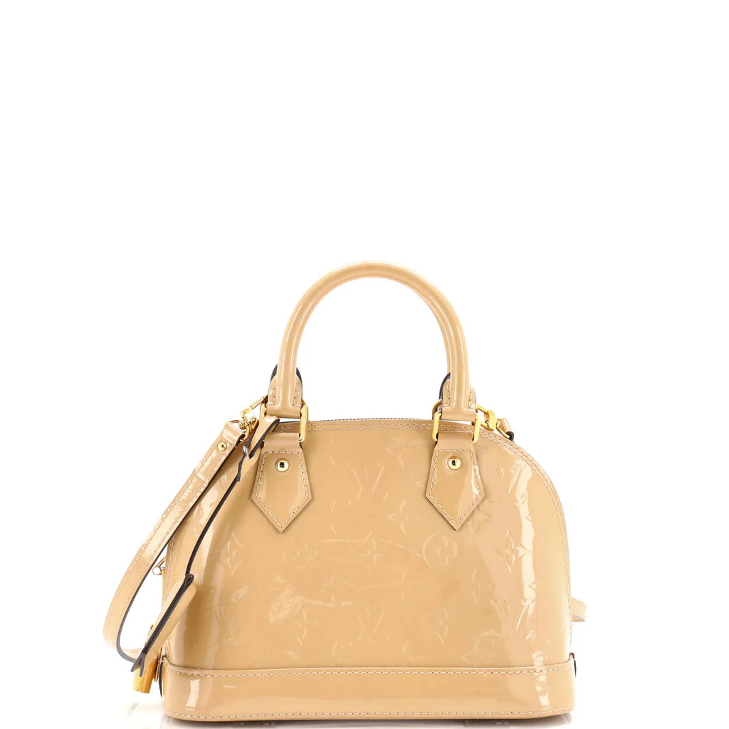 Alma Handbag Monogram Vernis BB | Rebag