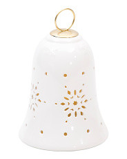 9.75in Led Ceramic Bell Decor | Marshalls