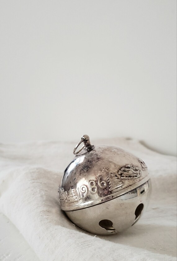Vintage 1986 Wallace Sleigh Bell Ornament | Etsy (US)