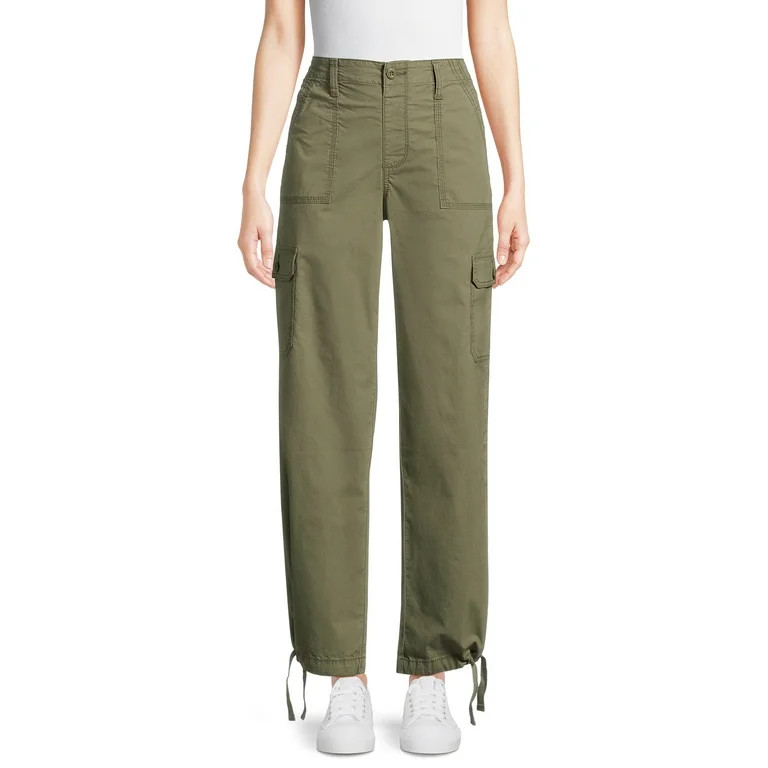 No Boundaries Women's Juniors Cargo Pants, 30” Inseam, Sizes XS-XXXL | Walmart (US)