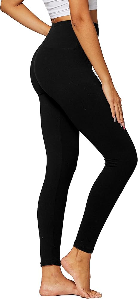 High Waist Leggings in Shorts, Capri and Full Length - Ultra Soft Premium Fabric - 5" High Waistb... | Amazon (US)