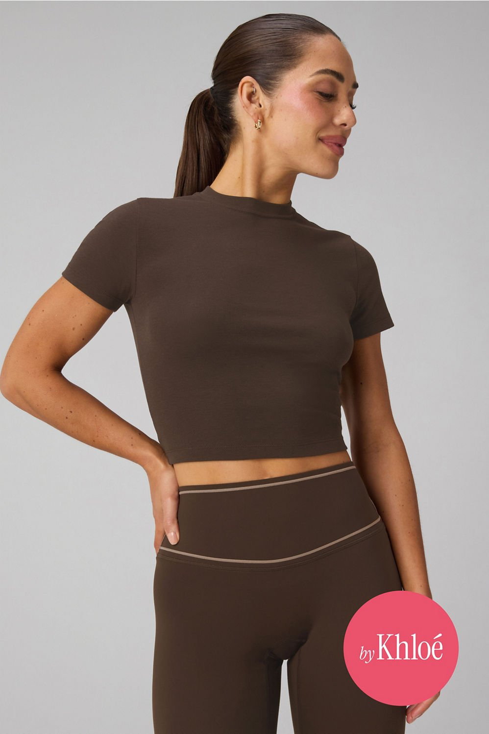 Classic Cotton Cropped Baby Tee | Fabletics