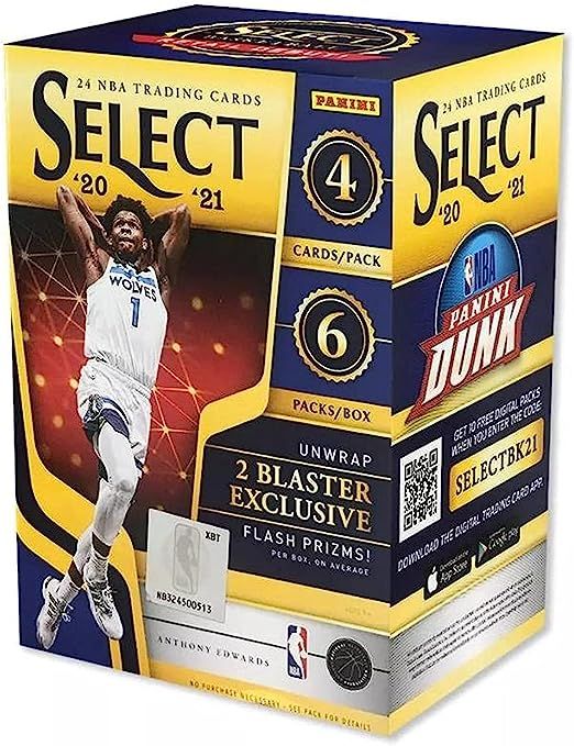 2020/2021 Panini Select NBA Basketball BLASTER Box (6pks/box) | Amazon (US)