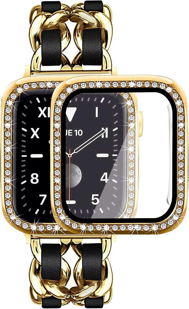 Mosonio Compatible for Apple Watch Band 38mm 40mm 41mm 42mm 44mm 45mm with Screen Protector Case ... | Amazon (US)