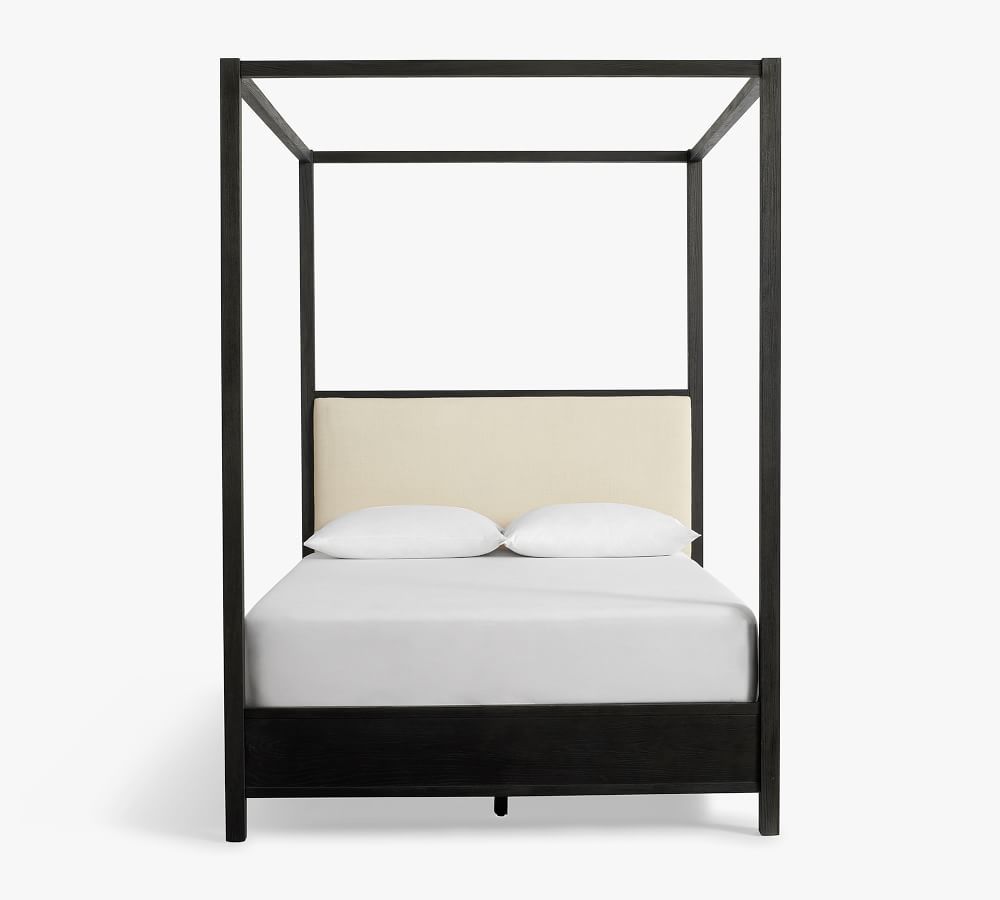 Calistoga Canopy Bed, Queen, Dusty Charcoal | Pottery Barn (US)