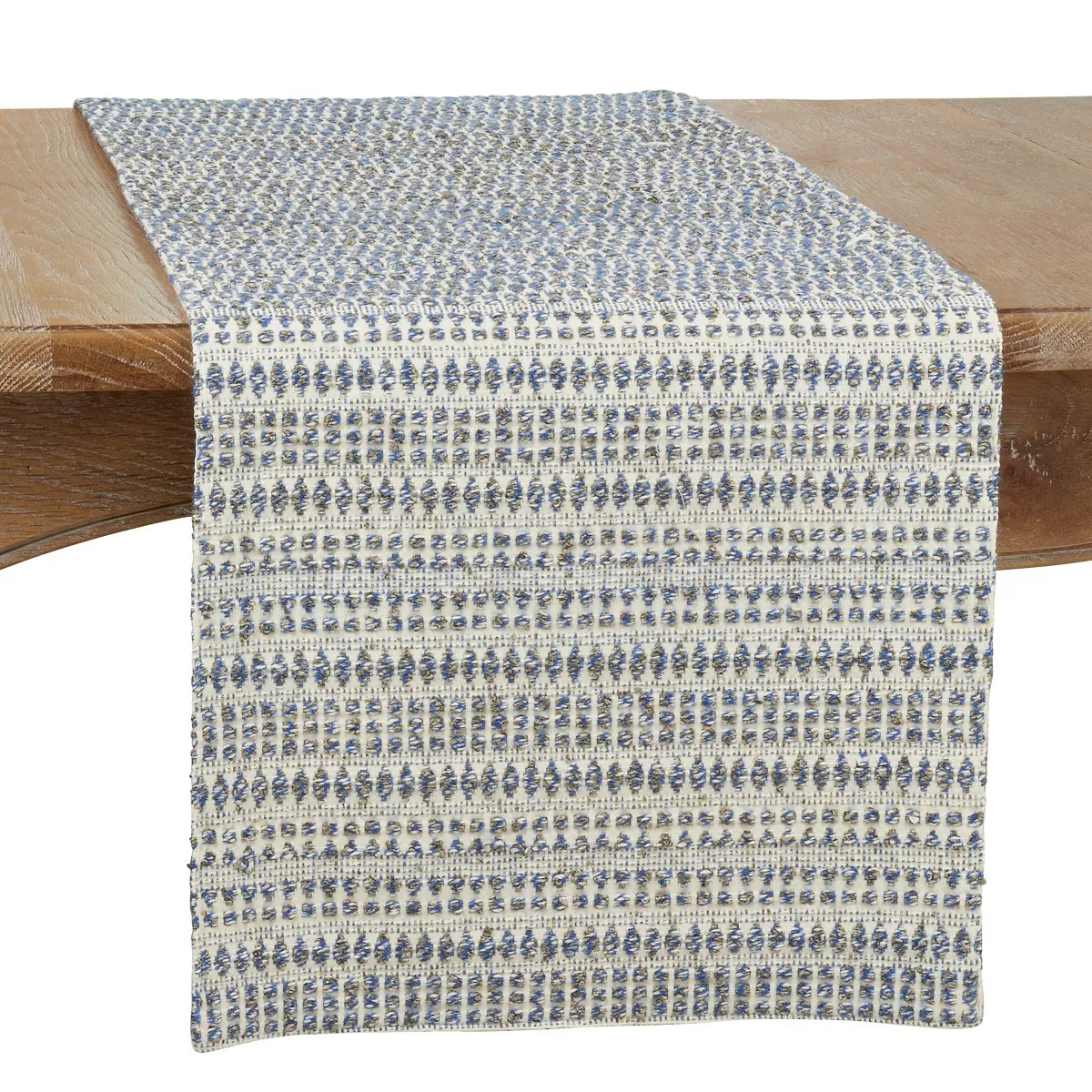 Saro Lifestyle Table Runner With Woven Line Design | Target