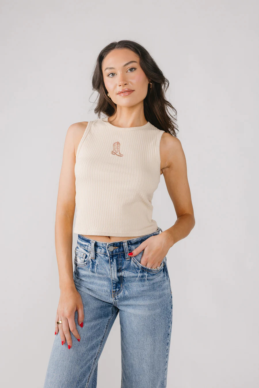 Cowgirl Boots Tank Top | Vestique