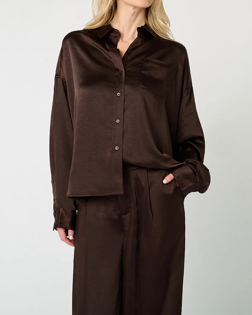 Cropped Button Front Shirt | We Wore What