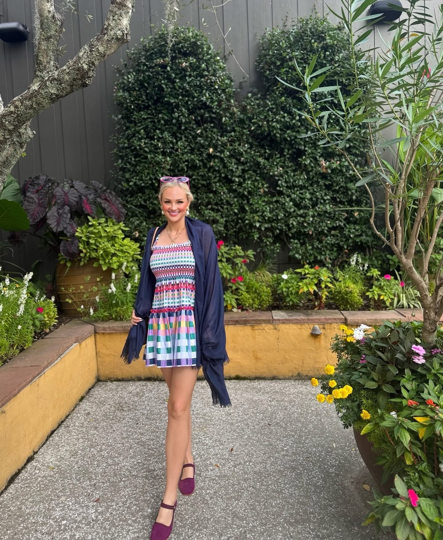 This scarf/shawl/wrap is such a good Lowcountry fall staple—lightweight linen that feels barely there, but still transitions a sleeveless dress into a seasonally appropriate outfit. The fray edge adds some texture & it’s marked down $50 now! Comes in lots of colors. 

Dress was an immediate sell out, but such a great one if you can snag in your local store! My hubby surprised me with mine from our local store after he knew I was sad for missing it online on drop day 🥹

Shoes are older, linked the newer version. I prefer a squared toe on Mary Jane flats bc it feels more flattering on the legs?But these can be harder to find, so I linked a few other similar ones too. Different price points  

Sunglasses come in a 2 pack, you pick your colors. On Prime Day Deal & so fun to add another pop of color to your outfits. I have & love multiple colors of these! 

#LTKFindsUnder100 #LTKStyleTip #LTKSaleAlert