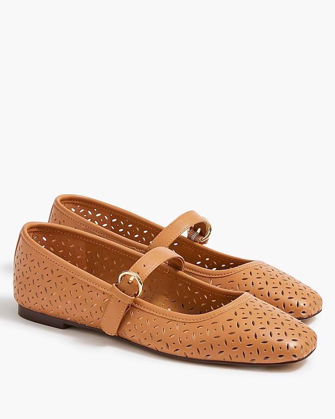 Square-toe Mary Jane ballet flats | J.Crew Factory