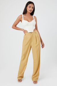 Pleated High-Rise Pants | Forever 21 (US)