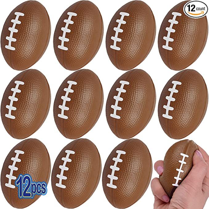 Mini Sports Balls for Kids Party Favor Toy, Soccer Ball, Basketball, Football, Baseball Squeeze F... | Amazon (US)