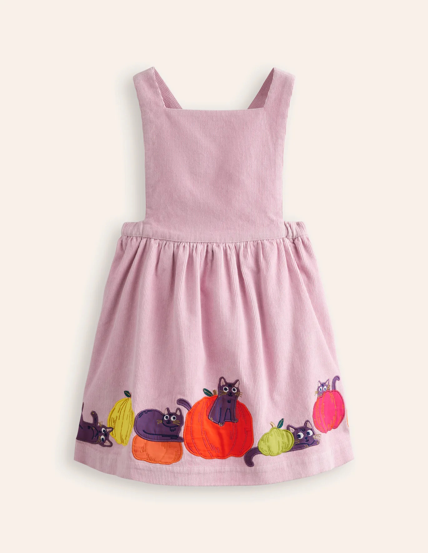 Cord Appliqué Pinafore Dress | Boden (US)
