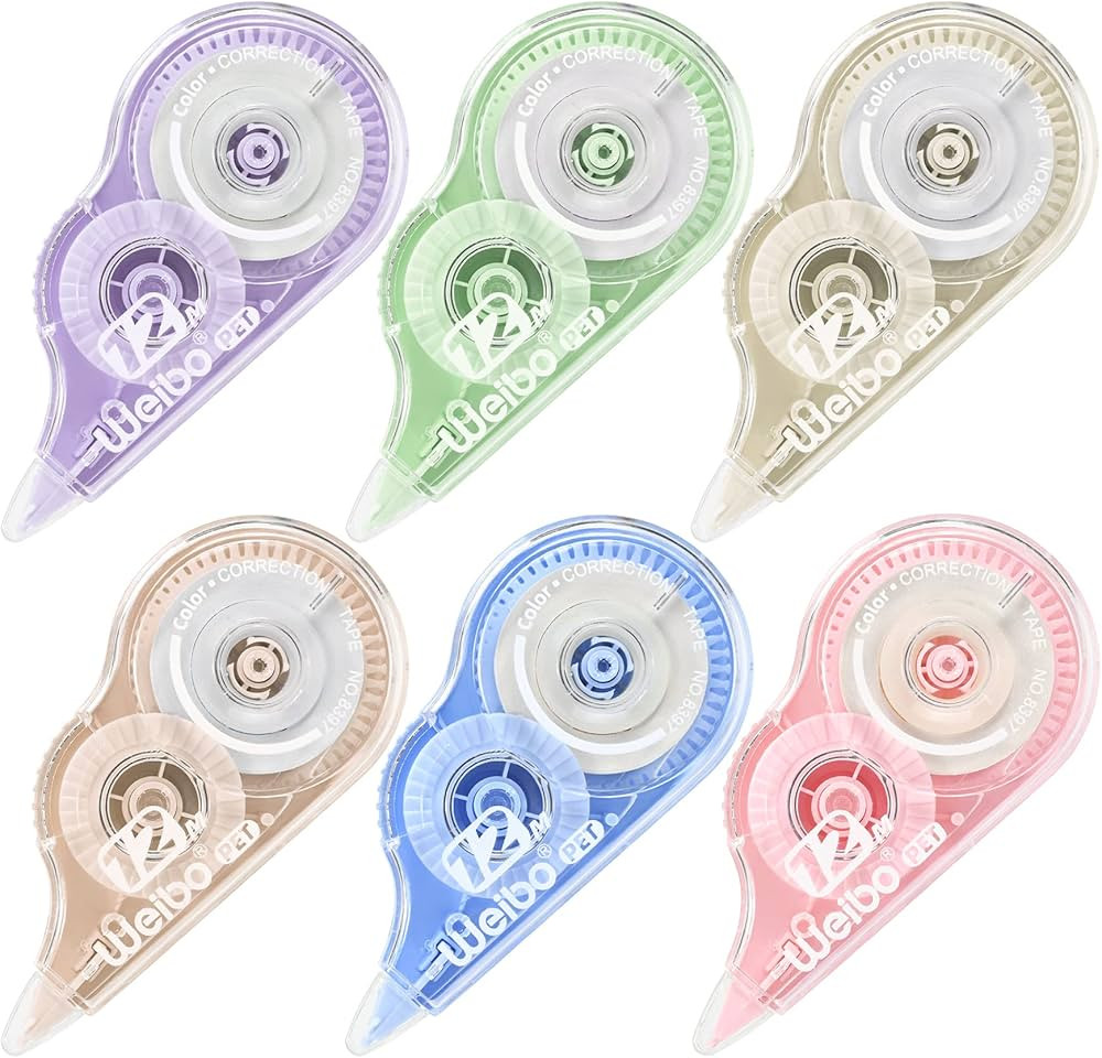 WEIBO Whiteout Correction Tape, Easy To Use Applicator for Instant Corrections, For Office Admini... | Amazon (US)