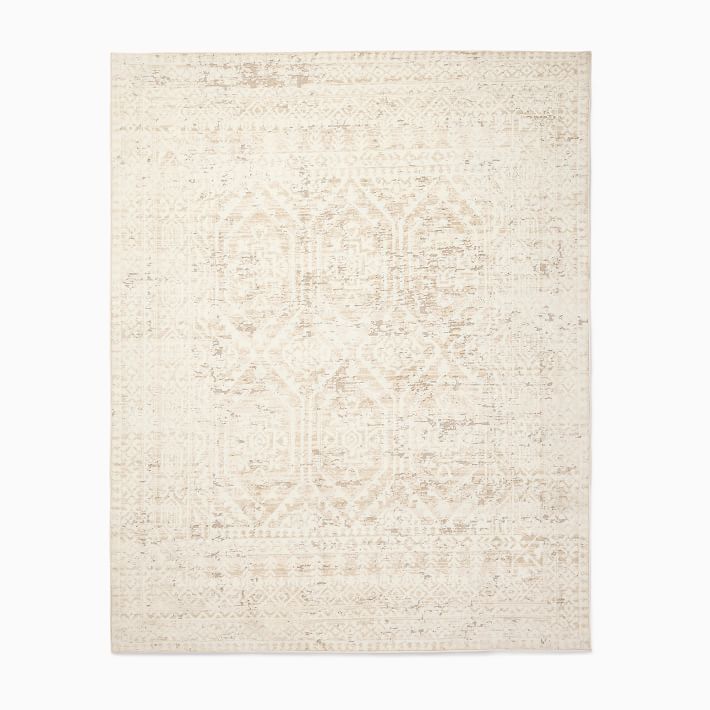 Reflected Emblem Easy Care Rug | West Elm (US)