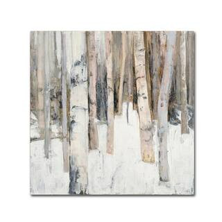 Trademark Fine Art 35 in. x 35 in. "Warm Winter Light I" by Julia Purinton Printed Canv... | The Home Depot