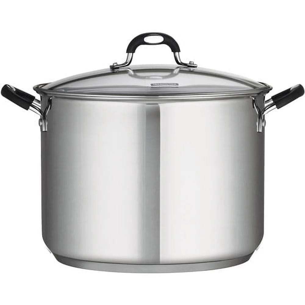 Tramontina 16 Quart Stainless Steel Covered Stock Pot - Walmart.com | Walmart (US)