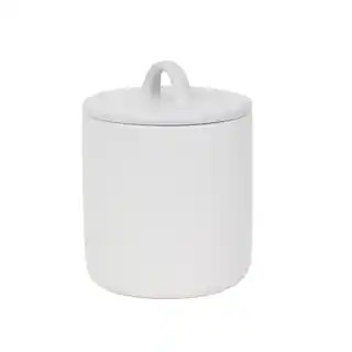 6.25" White Stoneware Canister by Ashland® | Michaels Stores