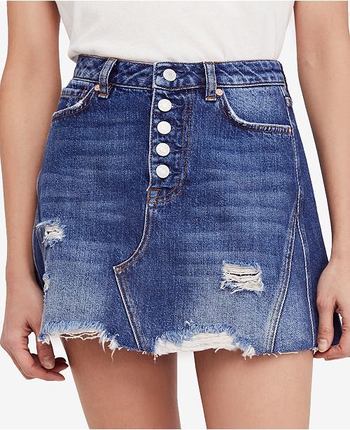 Denim A-Line Skirt | Macys (US)