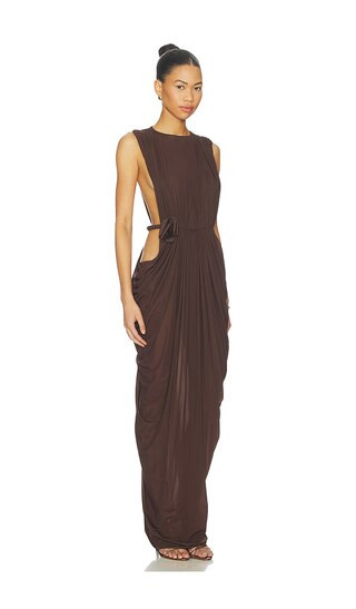 Maygel Coronel Baluarte Dress in Brown. - size XXS/XS | Revolve Clothing (Global)