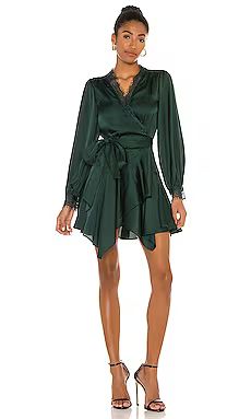 Lovers and Friends Nadeen Mini Dress in Emerald Green from Revolve.com | Revolve Clothing (Global)