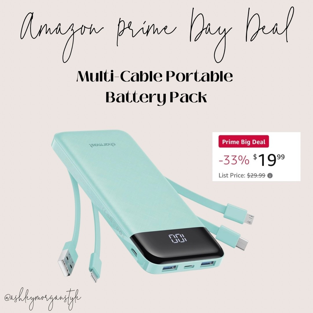 Amazon Prime Day Deal ✨ my portable charger is on sale under $20! Long-lasting battery life, quick charge and you can charge multiple devices at the same time. Comes in several colors

#amazon #primeday #primedaydeal #portablecharger #sale #giftidea #stockingstuffer #amazonfinds #travelmusthaves

#LTKFindsUnder50 #LTKTravel #LTKSaleAlert