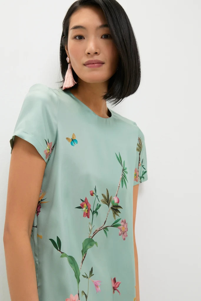 Zooflora Panel Swing Dress with Feathers | Tuckernuck (US)