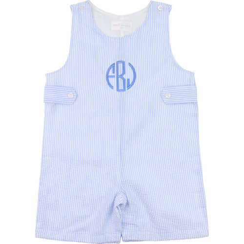 Blue Seersucker Jon Jon | Cecil and Lou