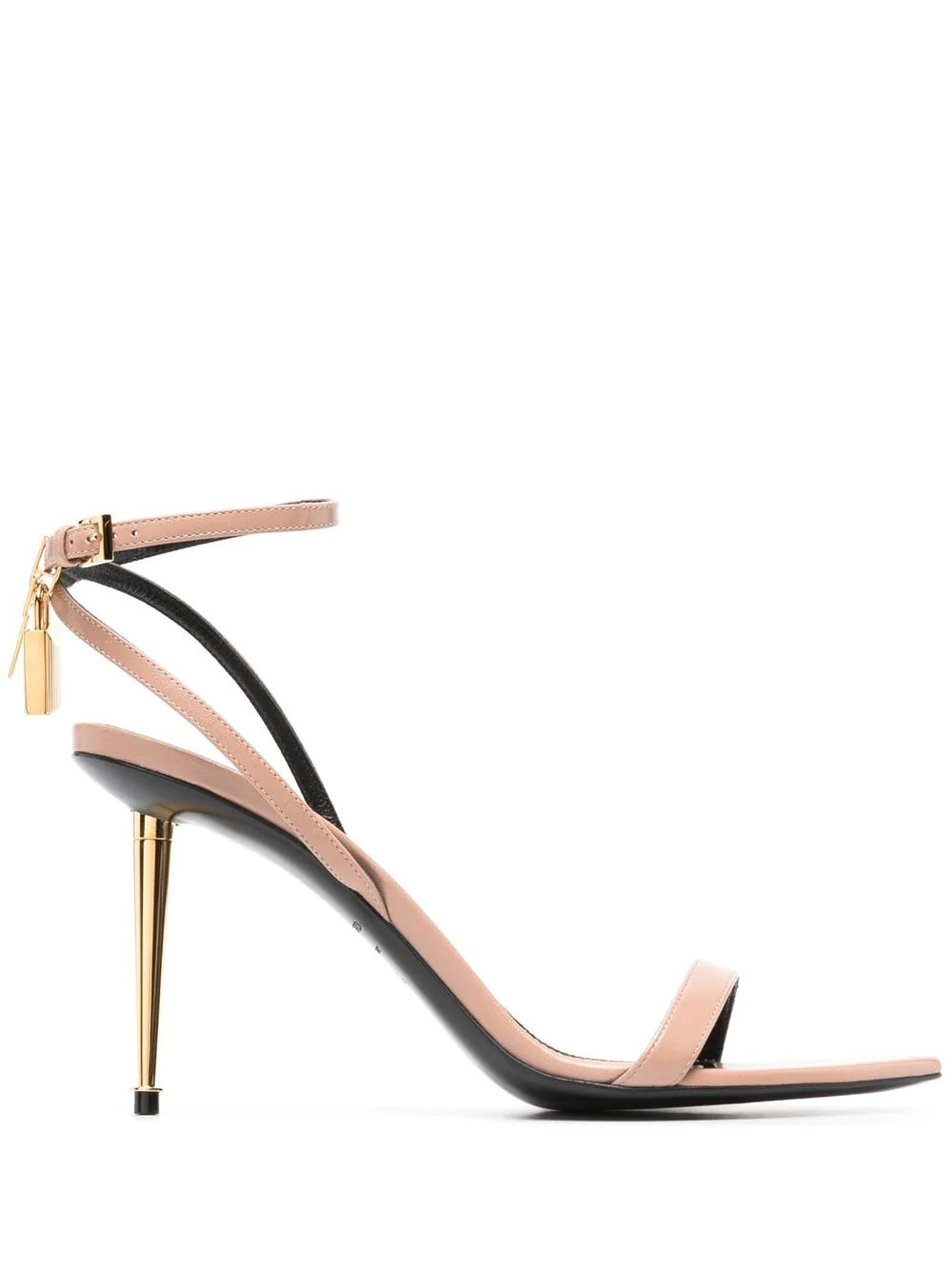TOM FORD Padlock 85mm sandals - Neutrals | Farfetch Global