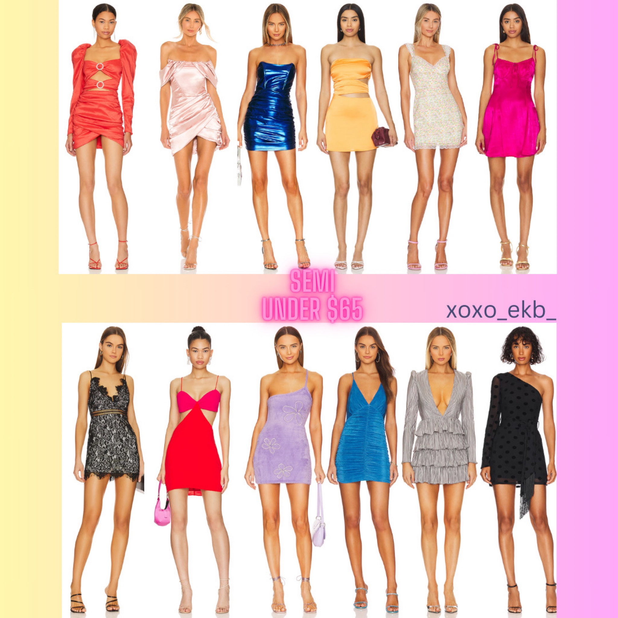 Semi formal dresses under $65 💃💃💃 

#LTKSaleAlert #LTKSeasonal #LTKFindsUnder100