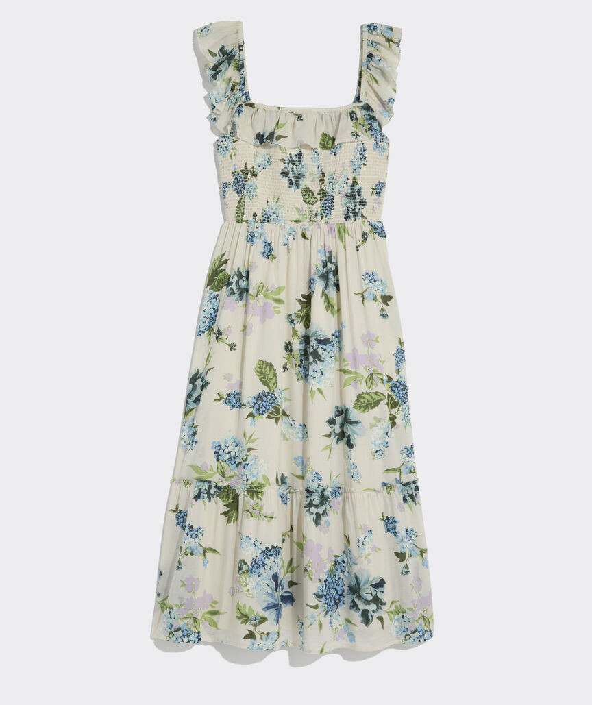 Smocked Midi Dress | vineyard vines