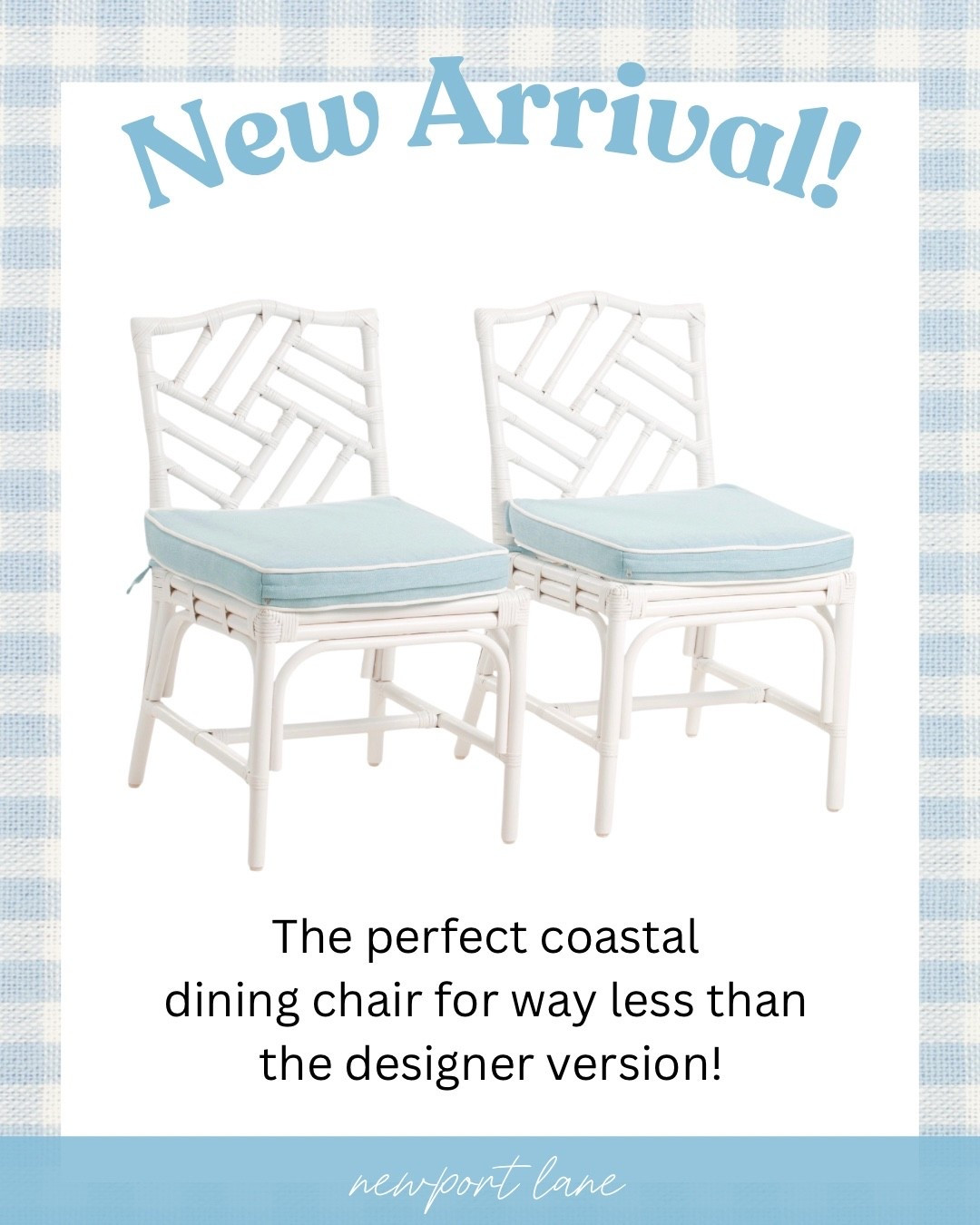 The coastal dining chair of my dreams just dropped and it is SO affordable 🤍 These white Chippendale chairs with light blue cushions are absolutely stunning! The intricate Chippendale back detail is so classic and elegant and that soft blue cushion is the most perfect coastal finishing touch. They look like a high end designer find and the price will genuinely surprise you.



#LTKU #LTKHome #LTKSaleAlert