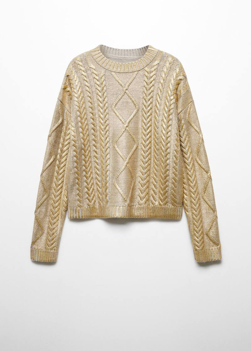 Cable-knit sweater -  Women | Mango USA | MANGO (US)