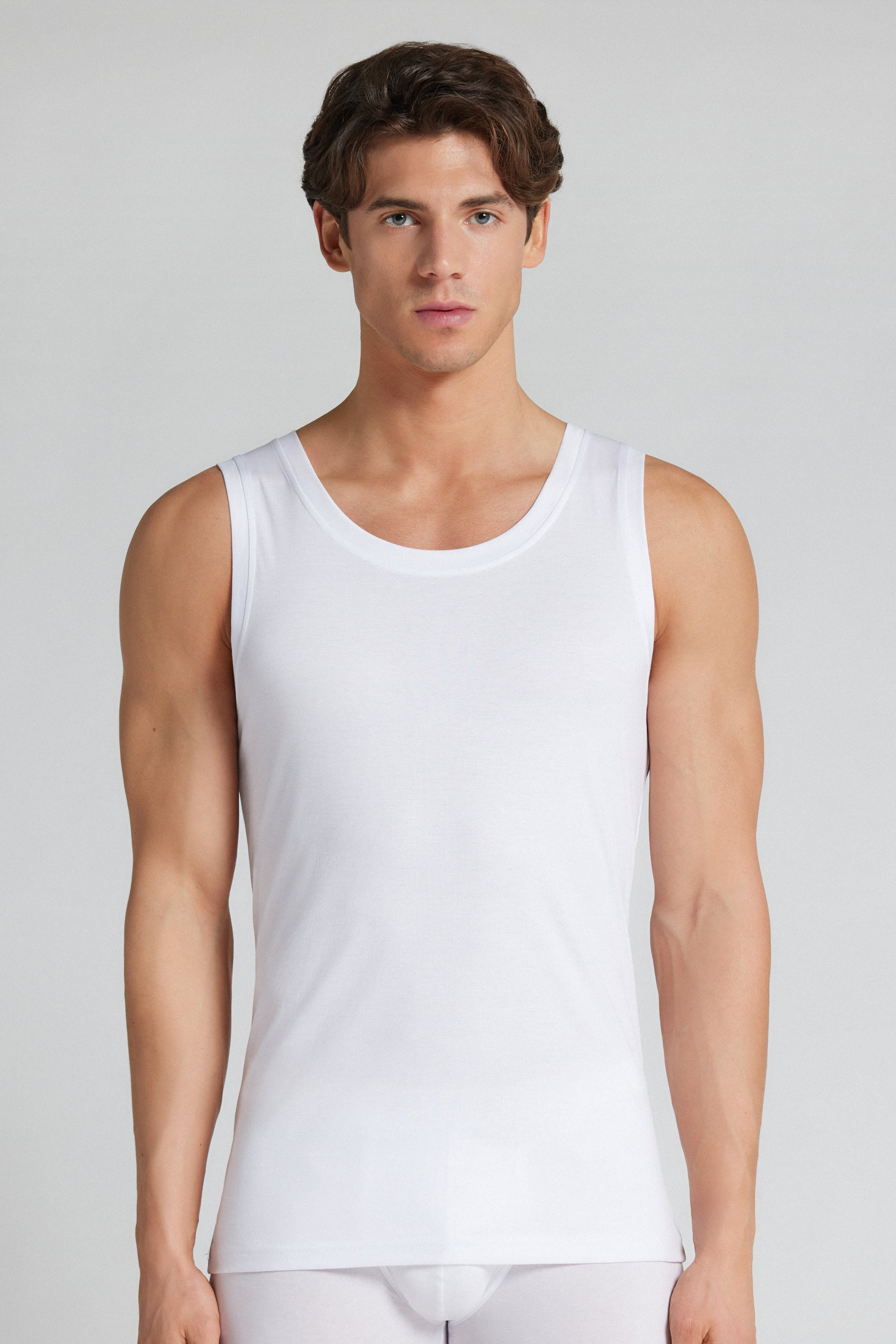 Superlight Premium Mercerized Cotton Tank Top - Intimissimi | Intimissimi (US)