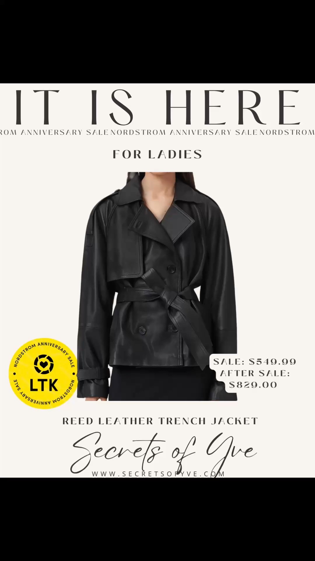 SecretsofYve: another stunning & splurge-worthy trench style jacket that is part of the Nordstrom Anniversary Sale! NSALE
#Secretsofyve #ltkgiftguide
Always humbled & thankful to have you here.. New posts daily at 3pm & 4:15pm EST. 
CEO: PATESI Global & PATESIfoundation.org
@secretsofyve : where beautiful meets practical, comfy meets style, affordable meets glam with a splash of splurge every now and then. I do LOVE a good sale and combining codes! #ltksalealert #ltku #ltkplussize #ltkmidsize #ltkover40 #ltkpetite #ltkvlog #ltktravel #ltktall #ltkootd secretsofyve

#LTKSeasonal #LTKWorkwear #LTKWedding