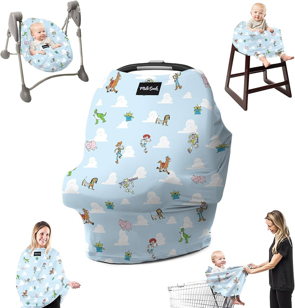 Milk Snob Original Disney 5-in-1 Cover - Nursing Cover for Breastfeeding - Baby Car Seat Cover, C... | Amazon (US)