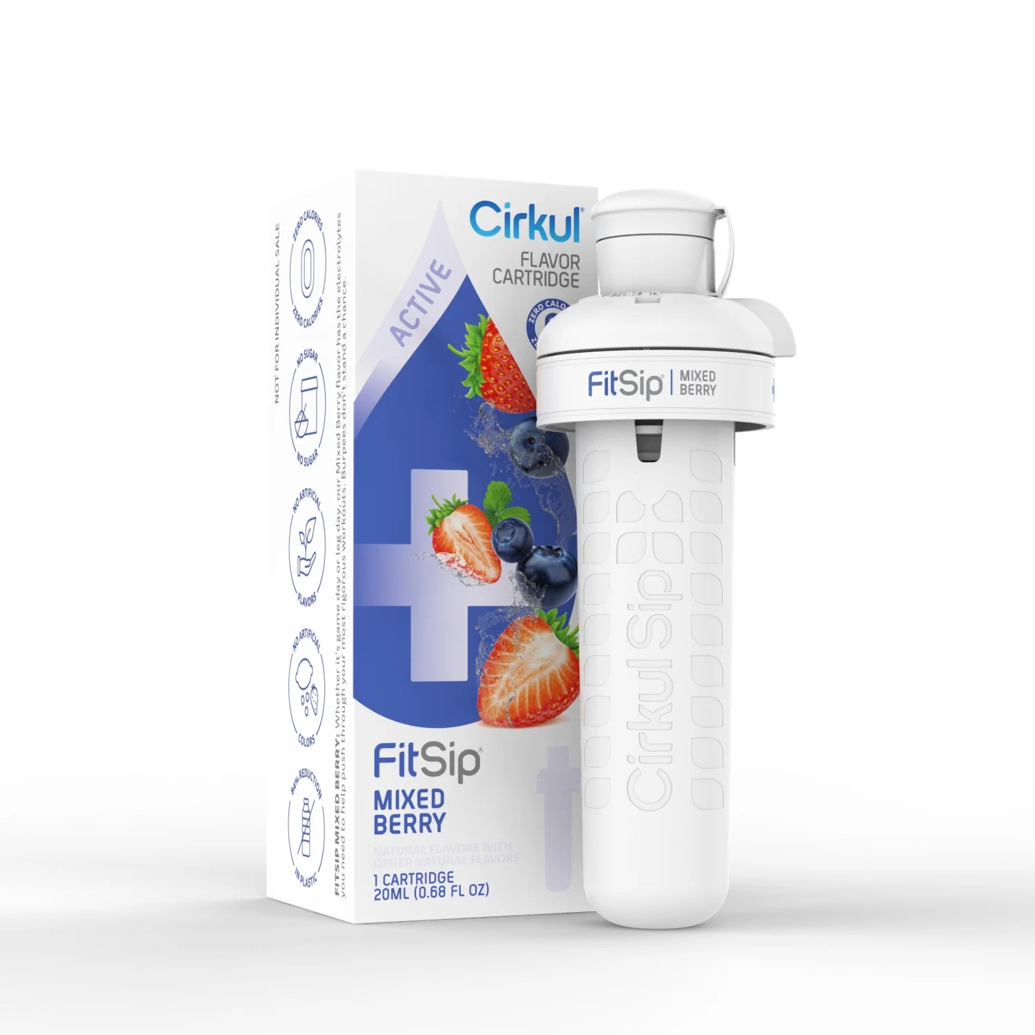 Cirkul FitSip Mixed Berry Water Flavor Cartridge 1-Pack | Walmart (US)