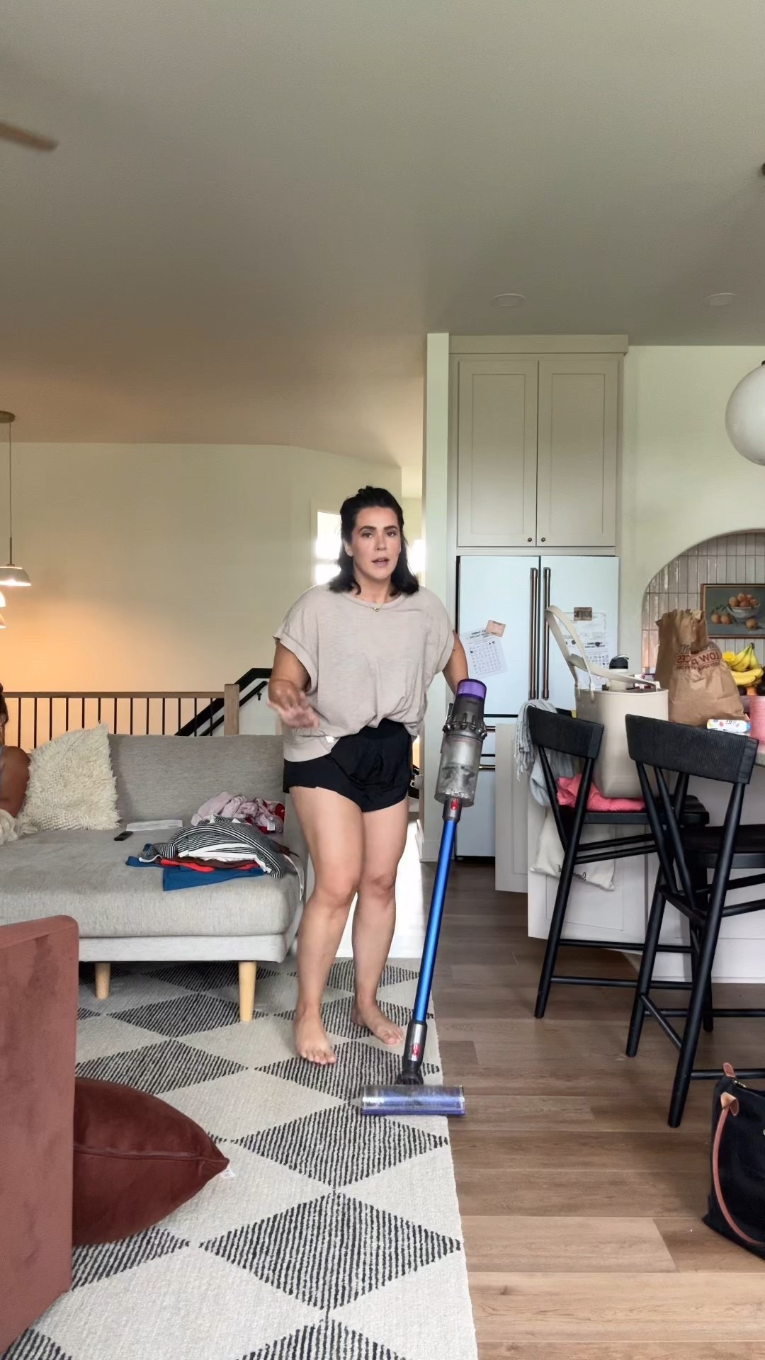 The best cordless vacuum on major sale today!! Lowest price year to date. My top and shorts are size L! (Size up) 

#LTKMidsize #LTKSaleAlert #LTKHome