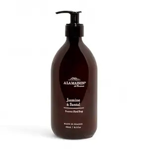 A LA MAISON French Liquid Hand Soap – Jasmine & Santal – Natural, Refillable Hand Wash in Amb... | Amazon (US)