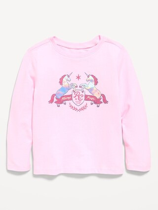 Long-Sleeve Graphic T-Shirt for Toddler Girls | Old Navy (US)