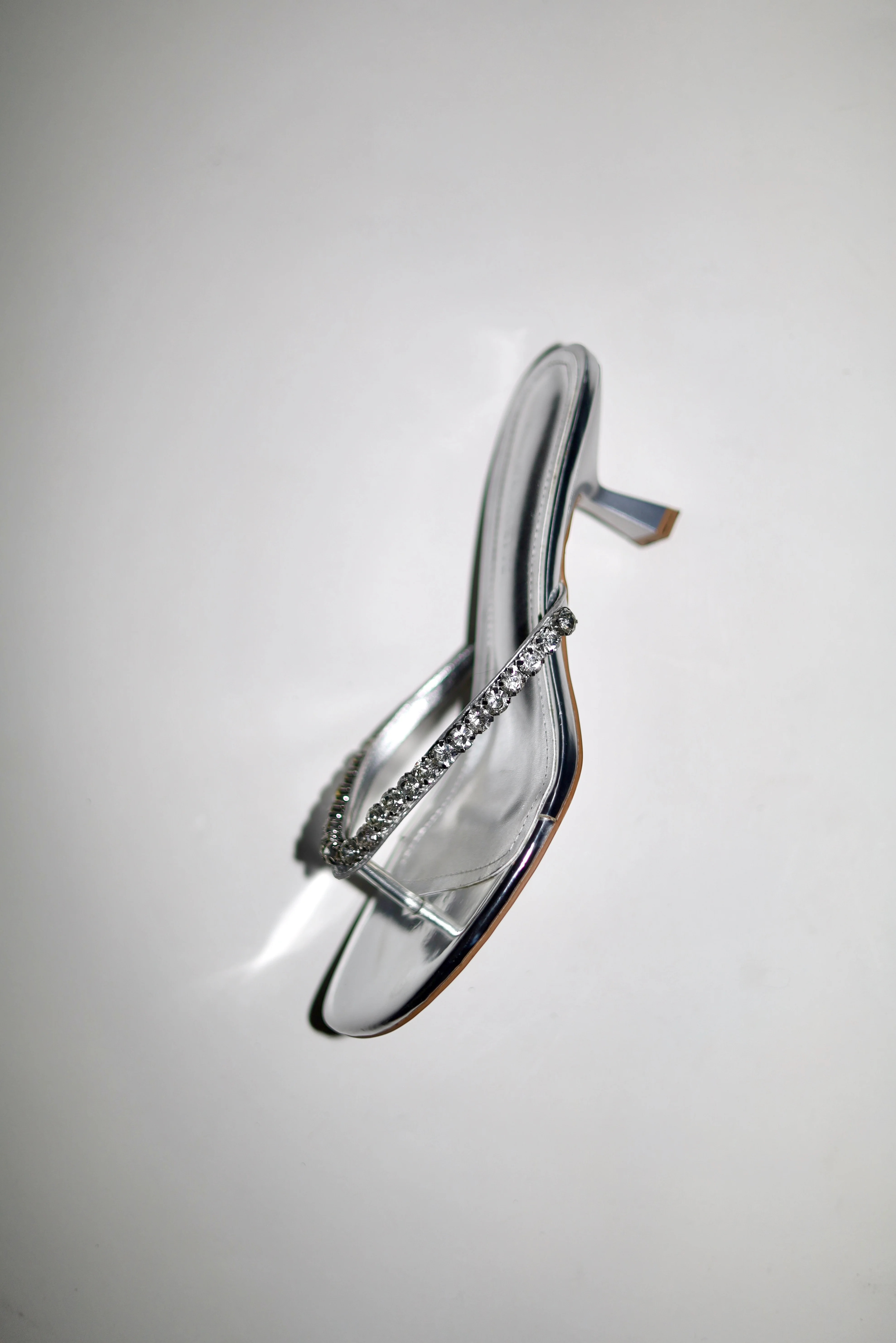 Zoe Silver Kitten Thong 55 mm | CULT OF COQUETTE